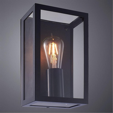 Уличный настенный светильник Arte Lamp BELFAST A4569AL-1BK - фото