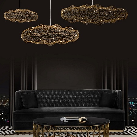10247/1500 Gold Подвесной светильник LOFT IT Cloud - фото