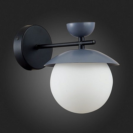 Светильник настенный Черный, Серый/Белый G9 1*5W SLE220201-01 - фото