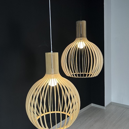 Подвесной Светильник Secto Octo 4240 Lamp Light Wood Imperiumloft 204455-22 - фото