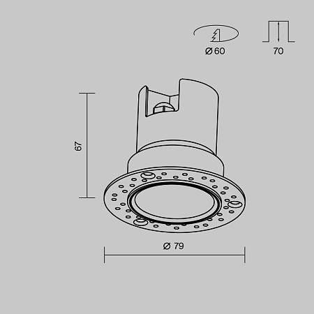 Потолочный светильник Outdoor O501DL-L5B3K - фото