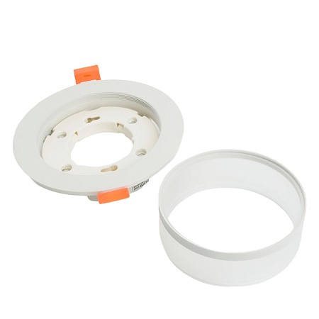 Светильник встраиваемый Feron DL500 потолочный GX53 белый круг - фото