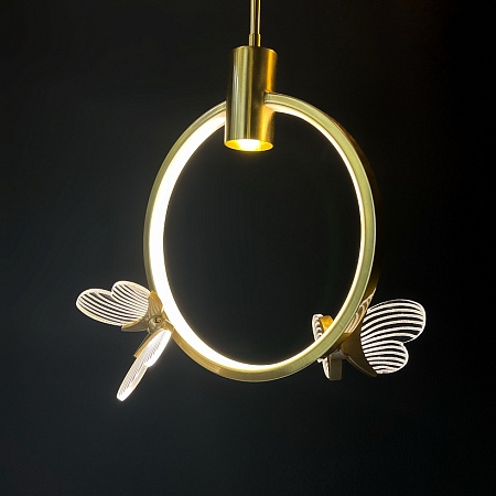 Подвесной Светильник Babetta Ring 1 L280 Brass 4000К Imperiumloft 186736-23 - фото