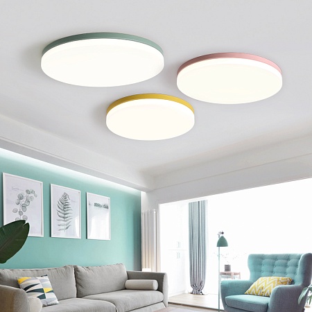Потолочный Светильник Disc Half D38 Pink Imperiumloft 193126-26 - фото