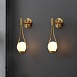 Настенное Бра Hoop Drop Wall Black Imperiumloft 213746-26 - фото