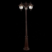 Светильник уличный наземный ST-Luce Кофейный/Кофейный, Прозрачный E27 3*60W SL083.705.03