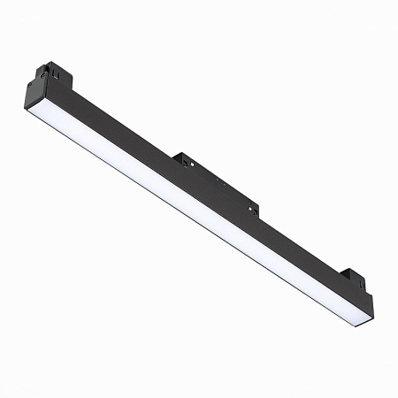 Магнитный трековый светильник Черный LED 1*12W 3000K 780Lm Ra>90 120 IP20 L406xW22xH44 ST360.436.12 - фото