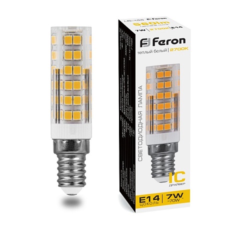 Лампа светодиодная Feron LB-433 E14 7W 175-265V 2700K - фото