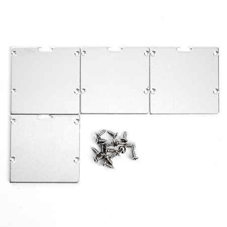 Заглушка без отверстия для профиля CAB269, LD368 (комплект 4шт) - фото