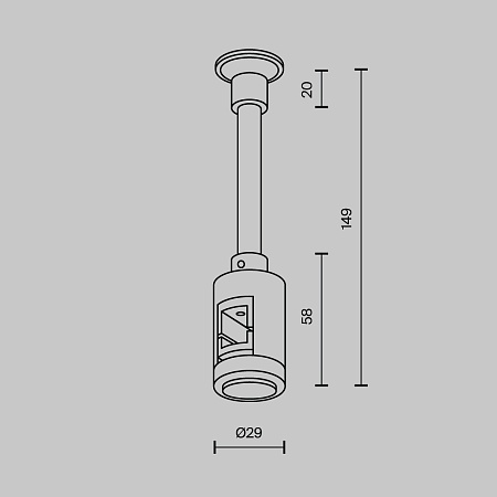 Комплектующие для трековой системы Technical TRA155CW-SL1-PT - фото