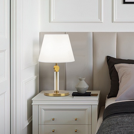 Настольный светильник Eurosvet 01145/1 латунь - фото