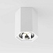 Накладной светодиодный светильник 7W 4200K белый матовый/серебро 25036/LED - фото