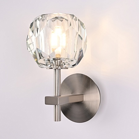 Бра Boule De Cristal Single Sconce Никель Imperiumloft 196952-22 - фото
