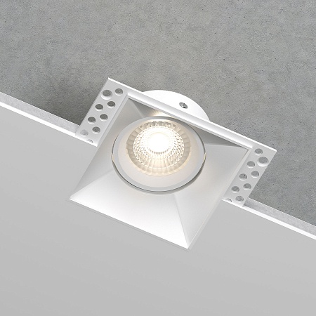 Светильник встраиваемый Renzo белый 25019/01 Elektrostandard - фото