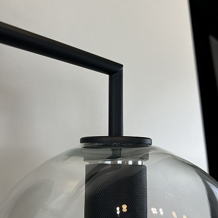 Бра Rh Utilitaire Globe Shade Double Sconce Black Imperiumloft 123272-22 - фото