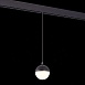 Магнитный трековый светильник подвесной Черный LED 1*7W 3000K 520Lm Ra>80 120° IP20 D90 ST358.433.07 - фото