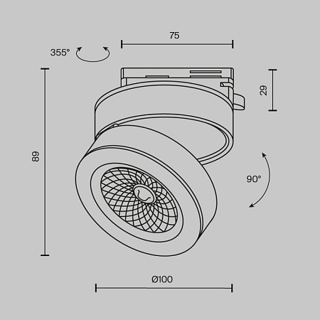 Трековый светильник Technical Magic TR006-1-12W3K-W4K - фото
