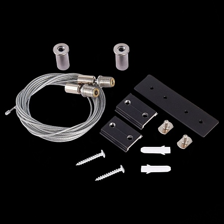 Тросовый подвес для магнитного шинопровода (2шт) ST-Luce Черный ST005.419.00 - фото