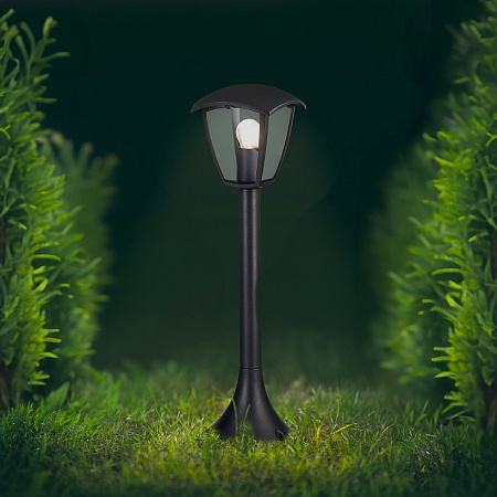 Светильник уличный наземный ST-Luce Черный/Черный, Прозрачный E27 1*40W SL081.405.01 - фото