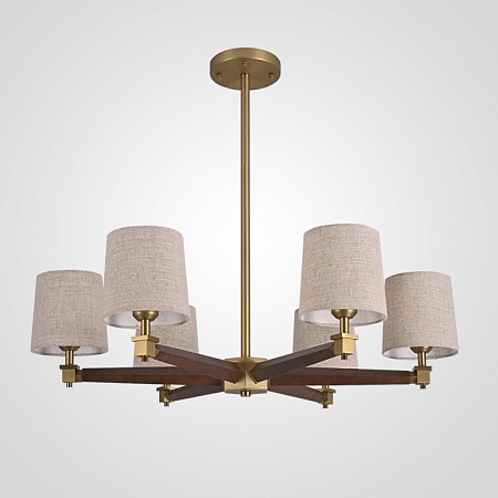Люстра Jorgenson D85 Beige/Dark Wood Imperiumloft 102089-26 - фото
