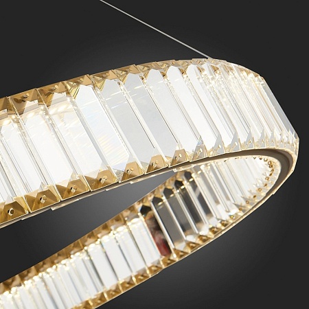 Люстра подвесная ST-Luce Латунь/Прозрачный LED 1*52W 4000K SL1622.383.01 - фото