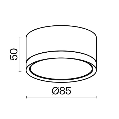 Потолочный светильник Technical C086CL-GX53-SRD-W - фото