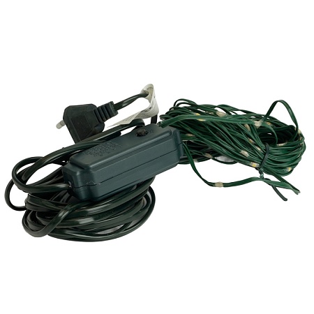 Светодиодная гирлянда Feron CL581 линейная Роса (на плоском проводе) 220V 2700K c питанием от сети - фото