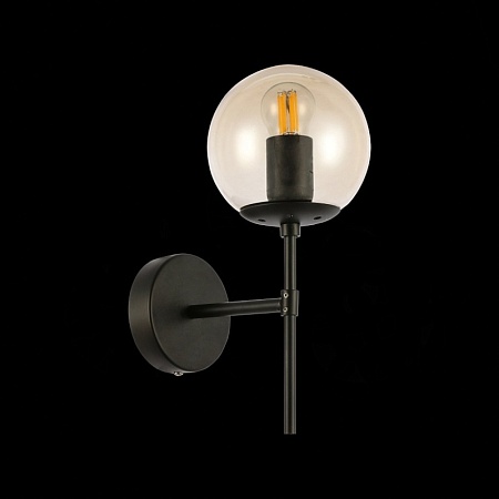 Светильник настенный Черный/Янтарный E27 1*40W SLE154901-01 - фото