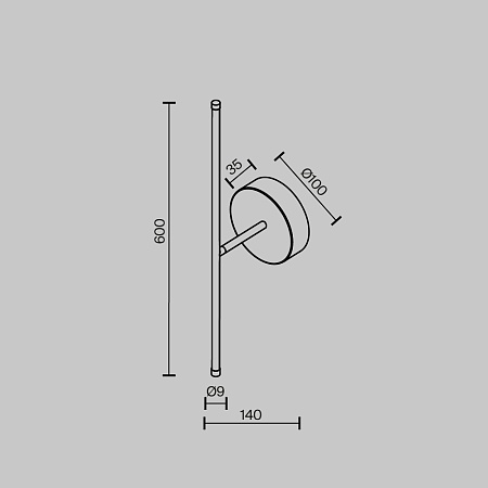 Настенный светильник (бра) Technical C084WL-L7BS2.7K - фото