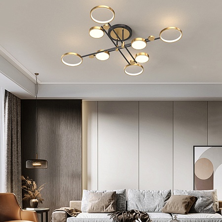 Потолочная Люстра Marsa L8 Black Imperiumloft 203391-26 - фото
