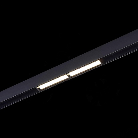 Магнитный трековый светильник Черный LED 1*12W 4000K 750Lm Ra>90 120° IP20 L220xW22xH46 ST804.446.12 - фото