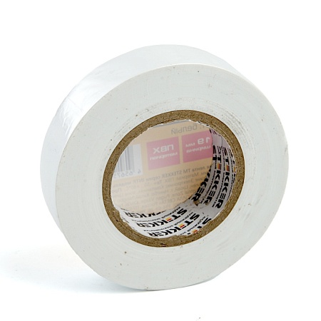 Изоляционная лента STEKKER INTP01319-20 0,13*19 мм, 20 м. белая - фото