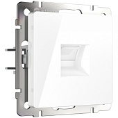Телефонная розетка  RJ-11 белая WL01-RJ-11