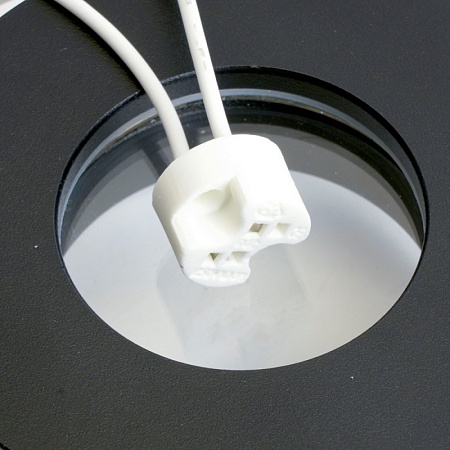 Светильник встраиваемый Feron DL3114 потолочный MR16 G5.3 черный - фото