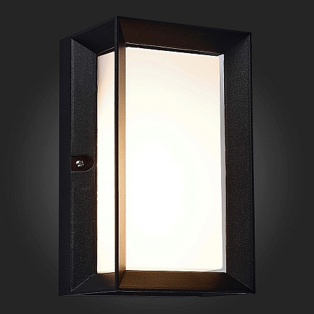 Светильник уличный настенный ST-Luce Черный/Белый LED 1*6W 3000K SL077.411.01 - фото