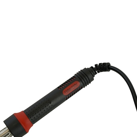 Паяльник с индикатором  150W, нихромовый нагреватель, долговечное жало, 230В, STEKKER  PLE301-150 - фото