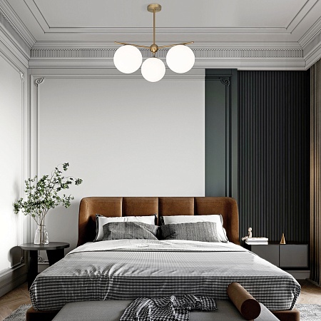 Потолочный светильник Eurosvet 60147/3 латунь - фото