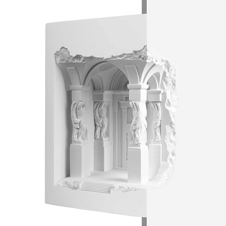 10355B Гипсовый встраиваемый светильник под покраску LOFT IT Antique - фото