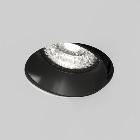 DK3055-BK Встраиваемый светильник, IP 20, 10 Вт, GU5.3, LED, черный, пластик - фото