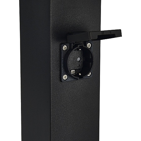 Столб уличный 2 розетки ST-Luce черный 3500W SL9012.405.00 - фото