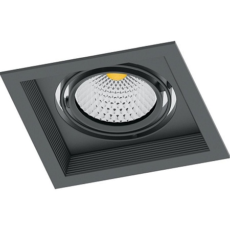 Светодиодный светильник Feron AL201 карданный 1x20W 4000K 35 градусов ,черный - фото