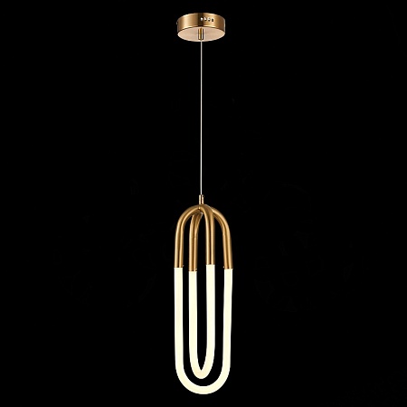 Подвес ST-Luce Латунь/Латунь, Белый LED 2*14W 3000K SL1579.303.02 - фото