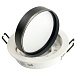 Светильник встраиваемый Feron DL507 потолочный GX53 белый + черный круг - фото