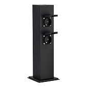 Столб уличный 4 розетки ST-Luce черный 3500W SL9012.415.00
