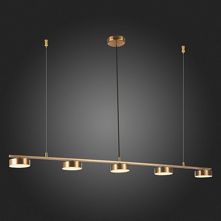 Светильник подвесной ST-Luce Латунь/Латунь LED 5*7W 3000K SL6000.303.05 - фото