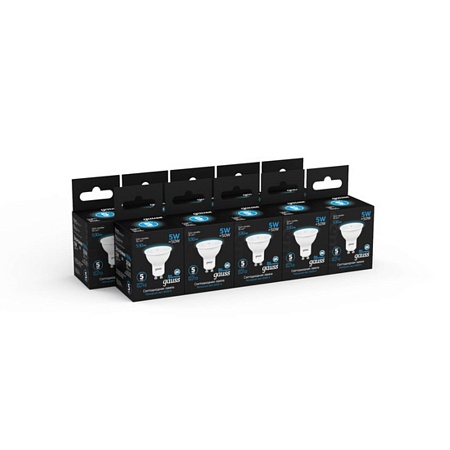 Светодиодная лампа Gauss Софит 5W 530Lm 6500K GU10 101506305 - фото