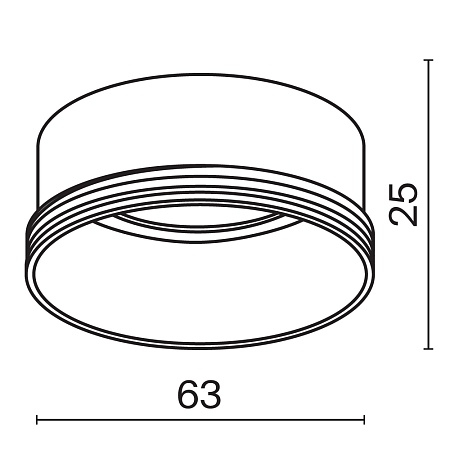 Комплектующие для светильника Technical RingL-20-W - фото