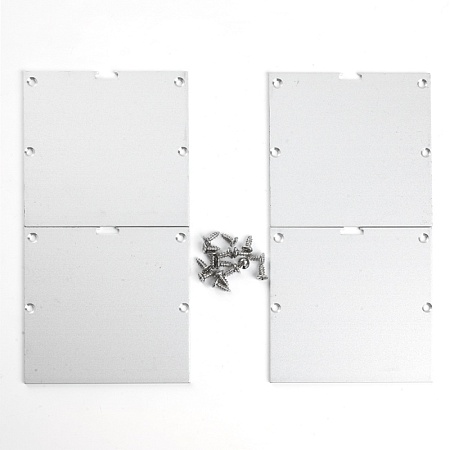 Заглушка без отверстия для профиля CAB265, LD361 (комплект 4шт) - фото