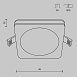 Встраиваемый светильник Technical Phanton DL2001-L12B4K - фото