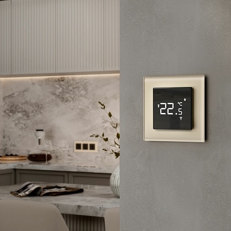 Рамка из стекла на 1 пост Favorit молочный W0011141 - фото